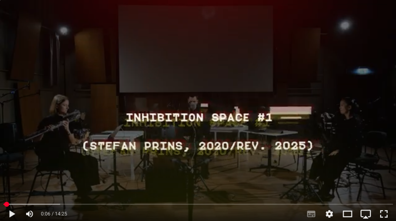 New live-recording "Inhibition Space #1" with Ensemble Recherche